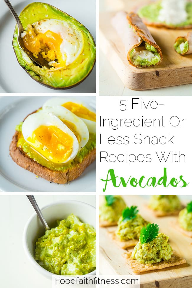 5 Healthy Snacks
 Healthy Snack Recipes with Avocado