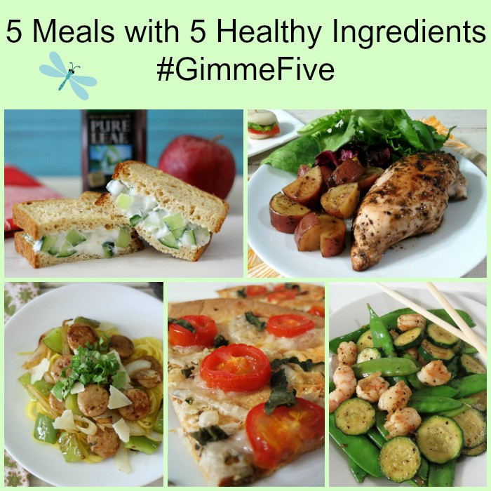 5 Ingredient Healthy Dinners
 5 Healthy Meals with 5 Ingre nts GimmeFive