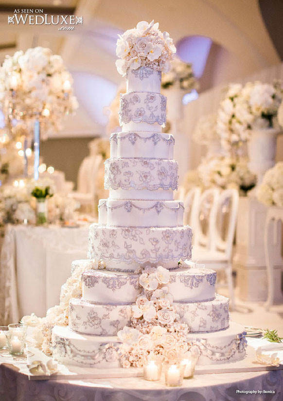 5 Tiered Wedding Cakes
 Luxury Wedding Cakes Weddings Romantique