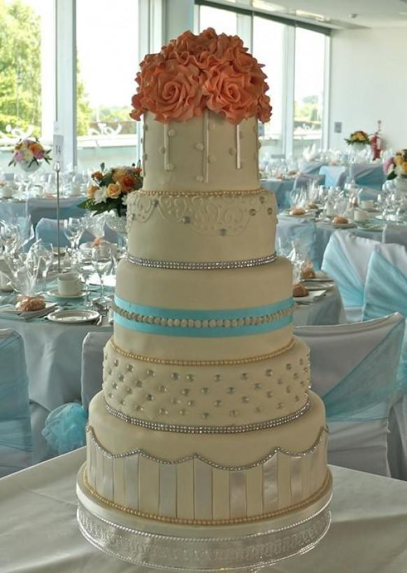 5 Tiered Wedding Cakes
 Wedding Cakes 5 Tier Wedding Cake Weddbook