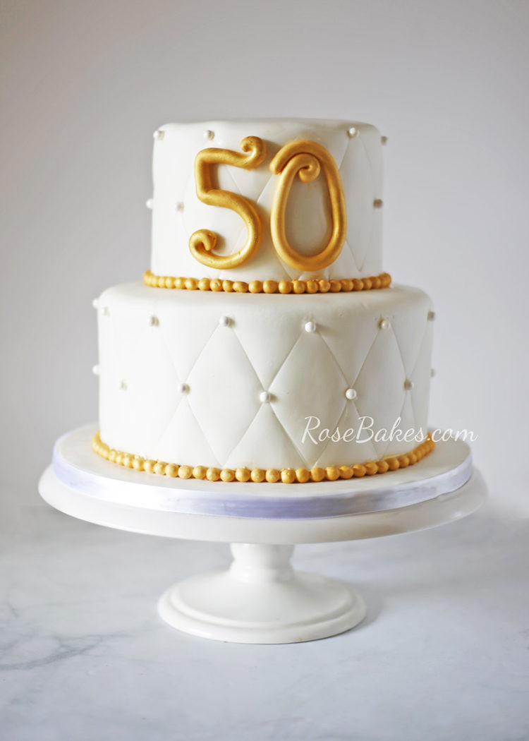 50Th Wedding Anniversary Cakes
 50th Wedding Anniversary Cake Rose Bakes