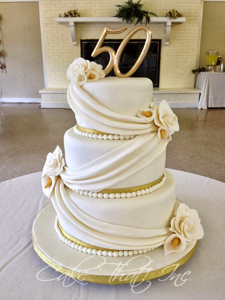 50Th Wedding Anniversary Cakes
 Cake That Inc 50th Wedding Anniversary