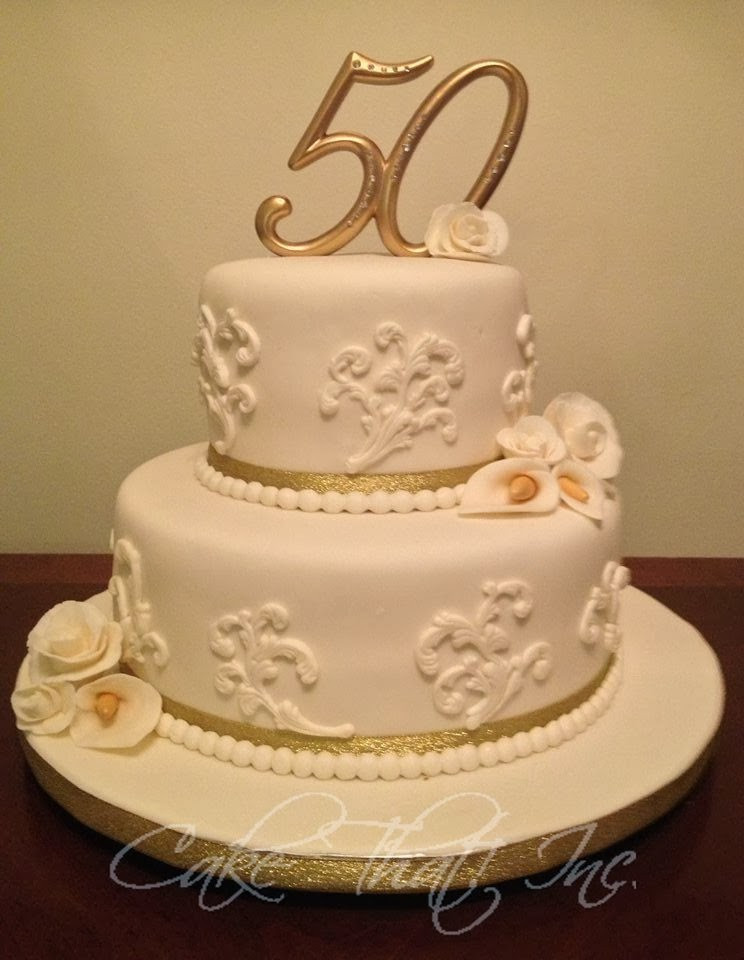 50Th Wedding Anniversary Cakes
 Cake That Inc 50th Wedding Anniversary