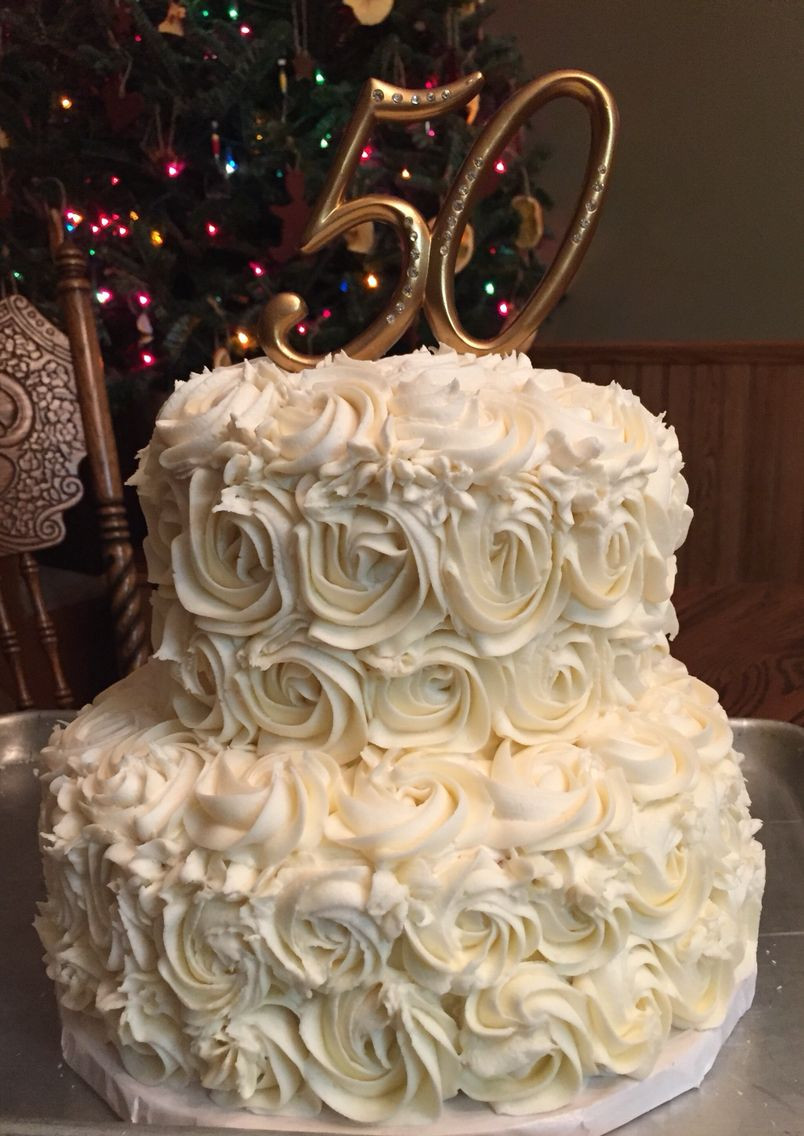50Th Wedding Cakes
 50th Wedding Anniversary Cake … Tony & Denise