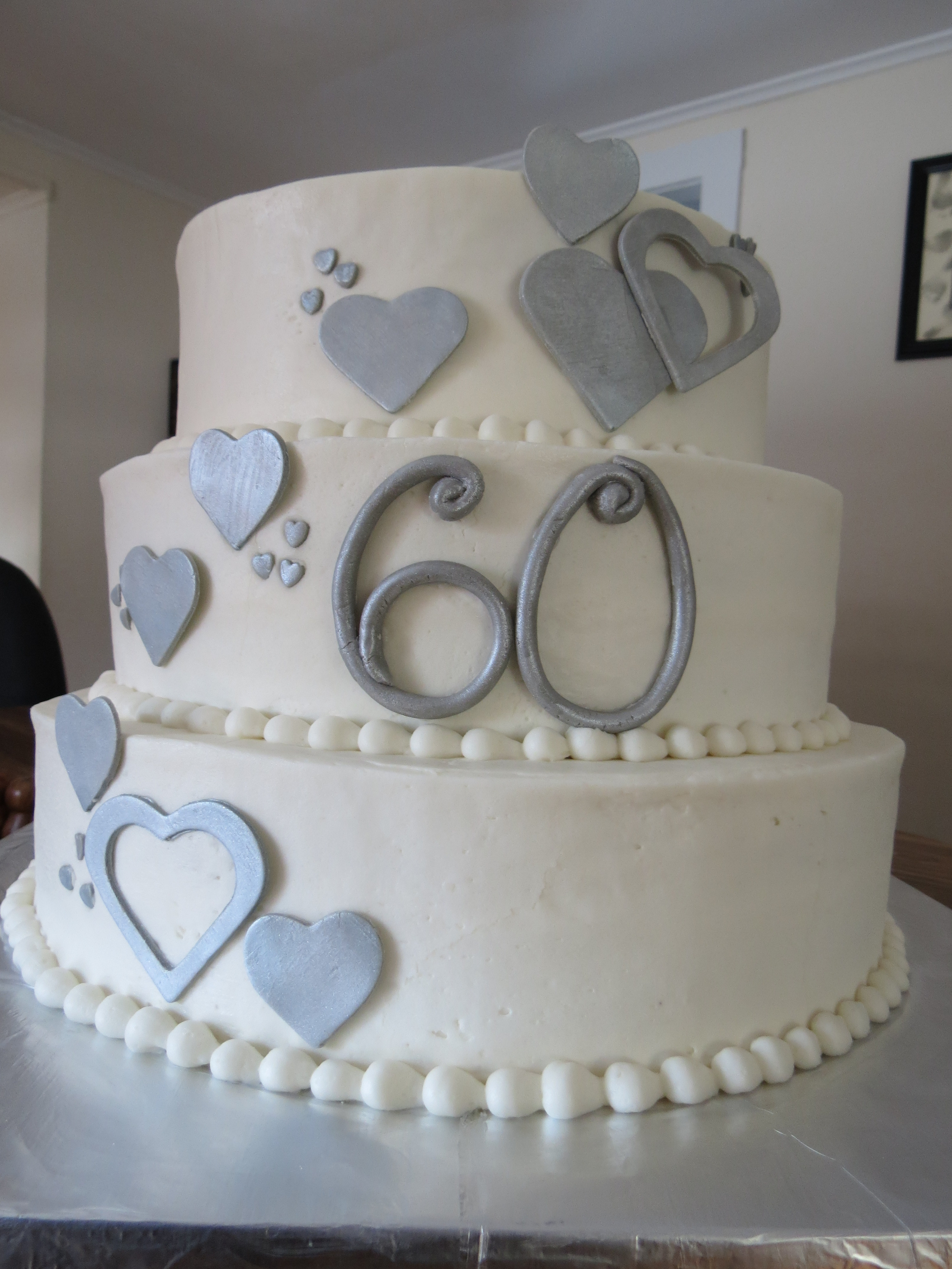 60Th Wedding Anniversary Cakes
 60th Anniversary