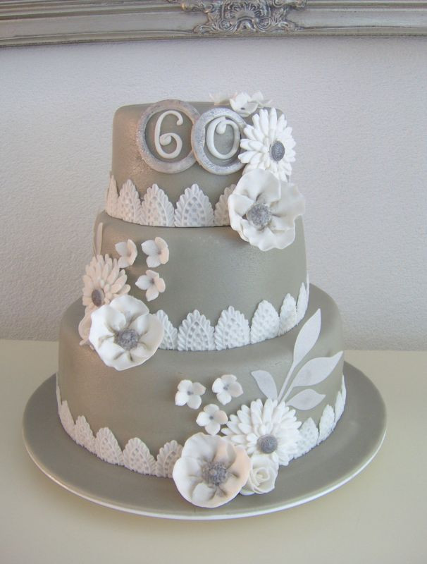 60Th Wedding Anniversary Cakes Ideas
 60th Anniversary Cake