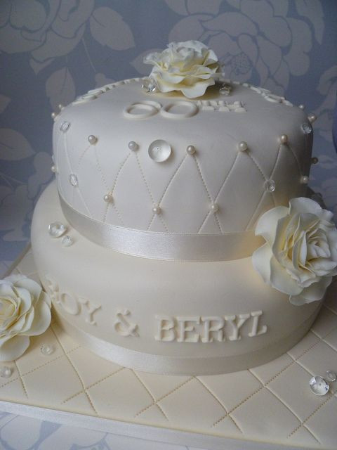 60Th Wedding Anniversary Cakes Ideas
 60th wedding anniverary cake