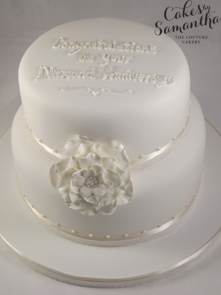 60Th Wedding Anniversary Cakes Ideas
 60th Wedding Anniversary Cake