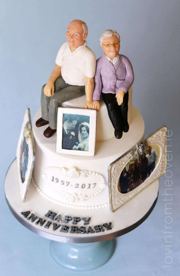 60Th Wedding Anniversary Cakes
 60th Anniversary Cake cake by Lovin From The Oven