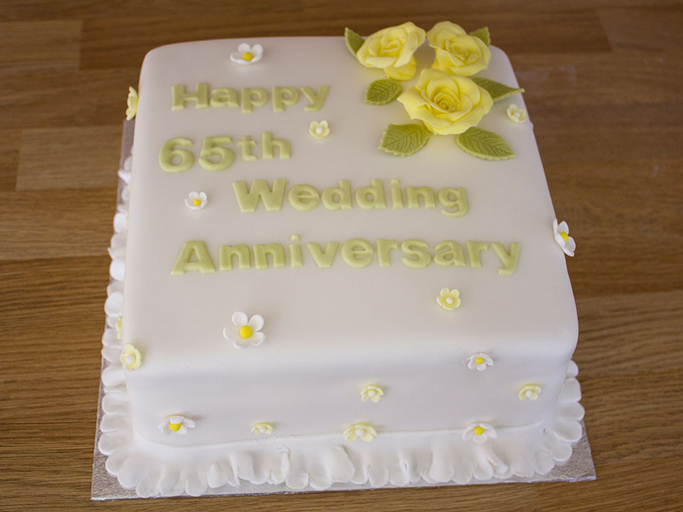 65Th Wedding Anniversary Cakes
 Gallery