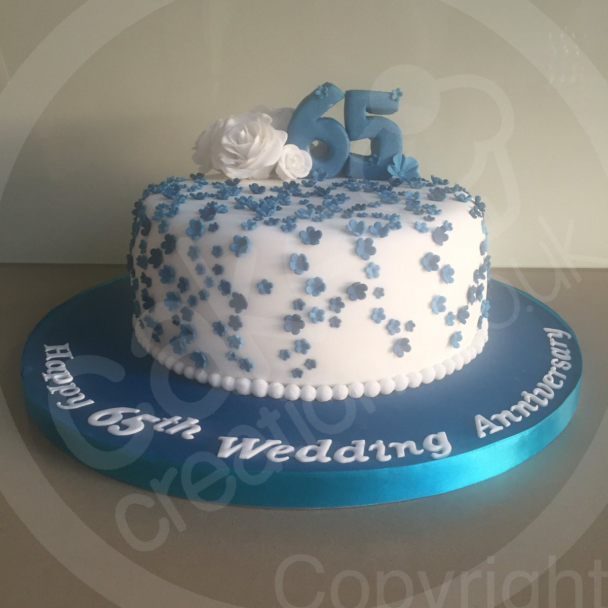 65Th Wedding Anniversary Cakes
 Cake Creations CakeCreationsUK