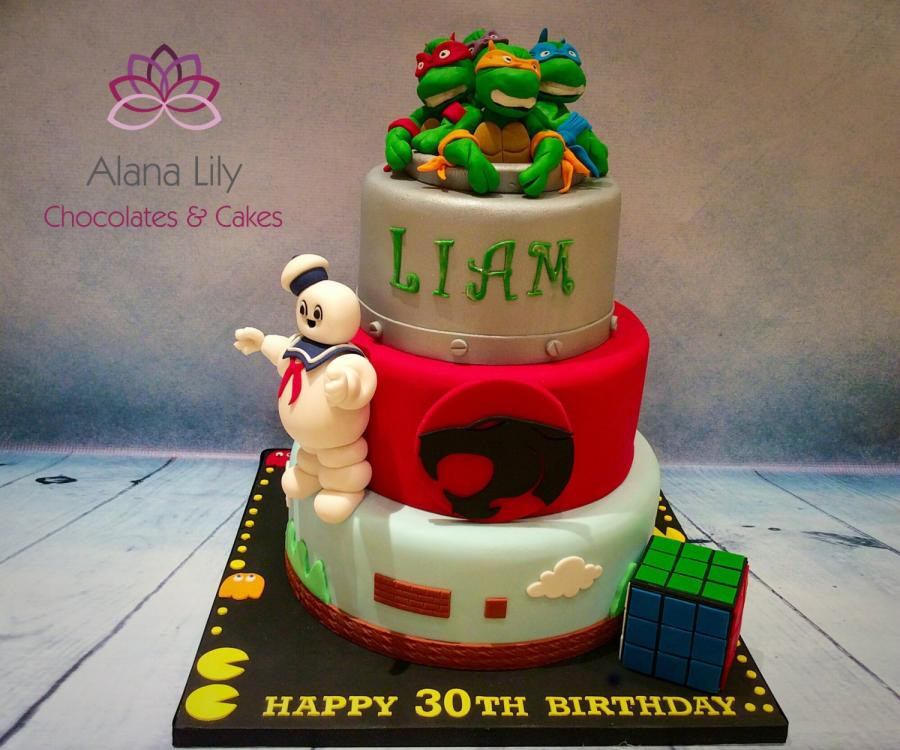 90S Wedding Cakes
 Retro 80s & 90s Cake cake by Alana Lily Chocolates