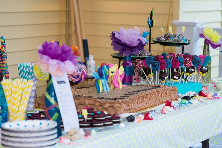 90S Wedding Cakes
 90 s Themed Dessert Table and Wedding Cake