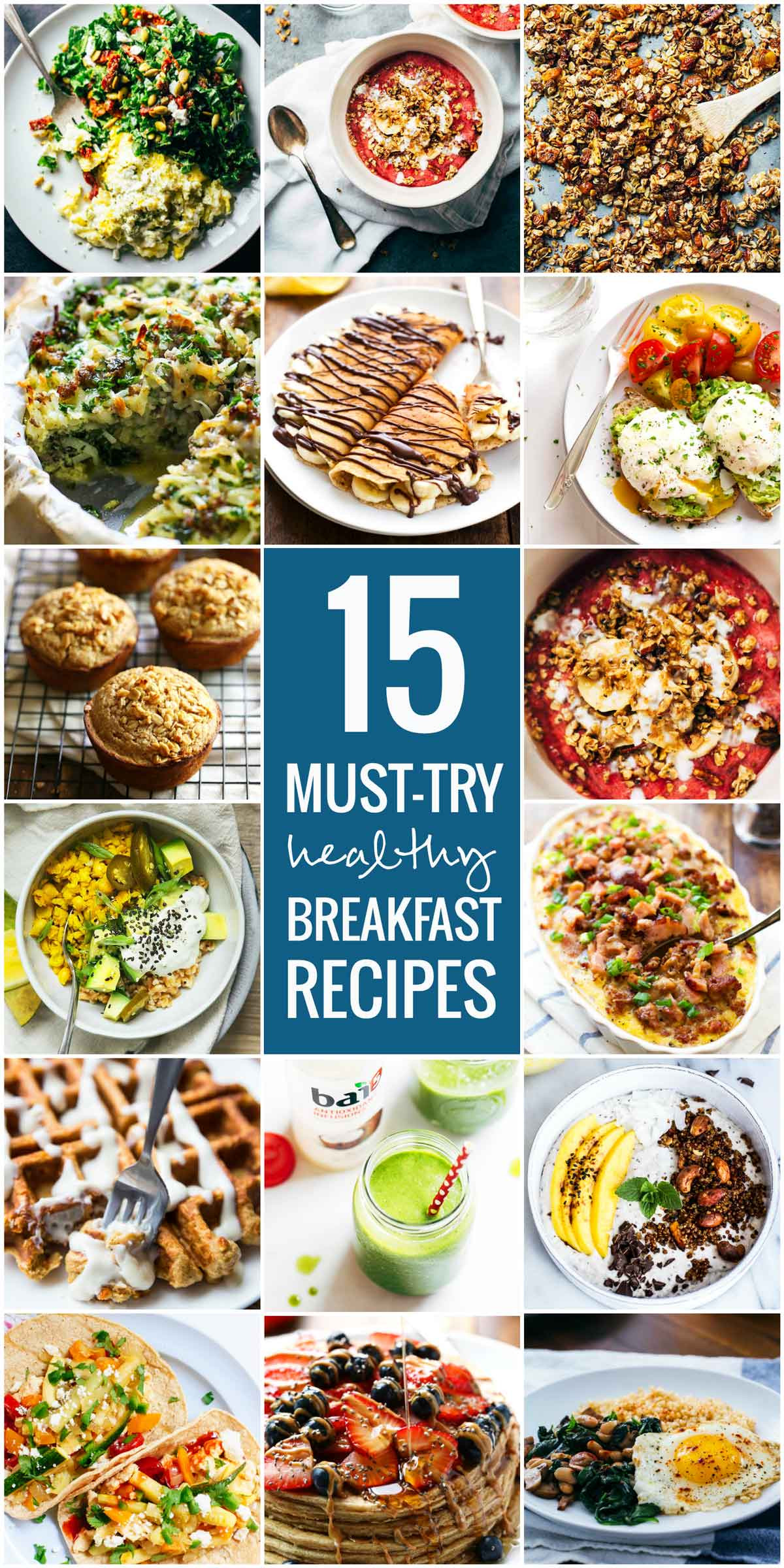 A Healthy Breakfast
 15 Must Try Healthy Breakfast Recipes Pinch of Yum
