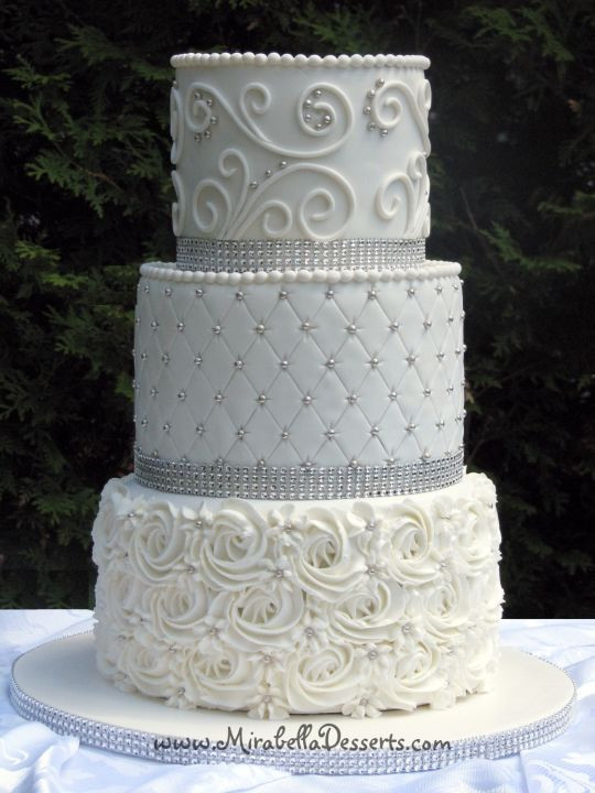 All White Wedding Cake
 All white wedding cake Cake by Mira Mirabella Desserts