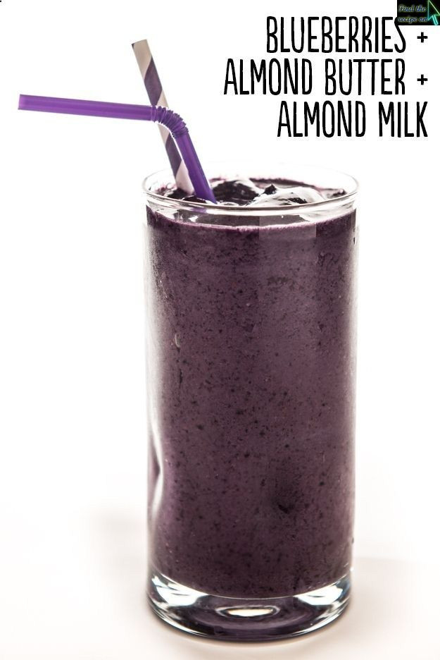 Almond Milk Smoothie Recipes Healthy
 Smoothie de leche de almendras y arandano