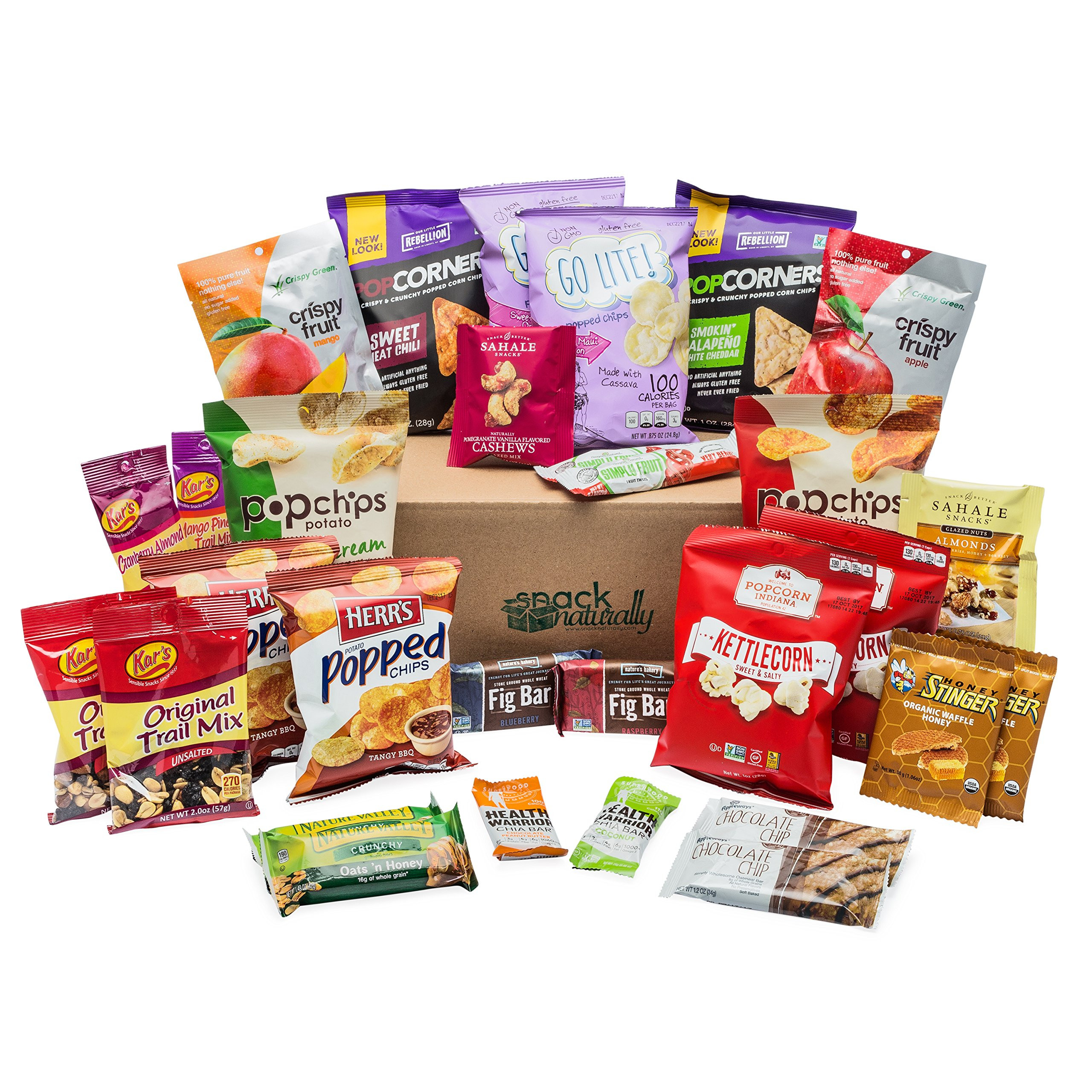 Amazon Healthy Snacks
 Amazon ALL NATURAL Healthy Snacks Care Package 30