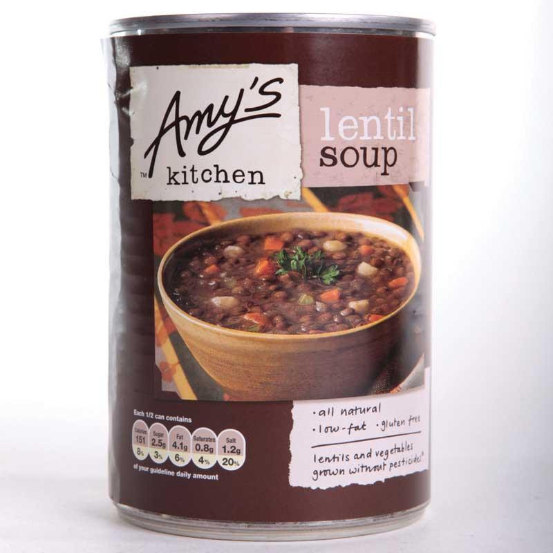 Amy'S Organic Burritos
 Irish line Vegan Store Amy s Kitchen Lentil Soup 411g