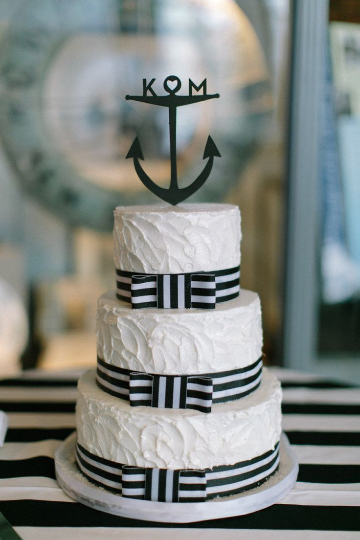 Anchor Wedding Cakes
 43 best images about Nautical Wedding Ideas on Pinterest