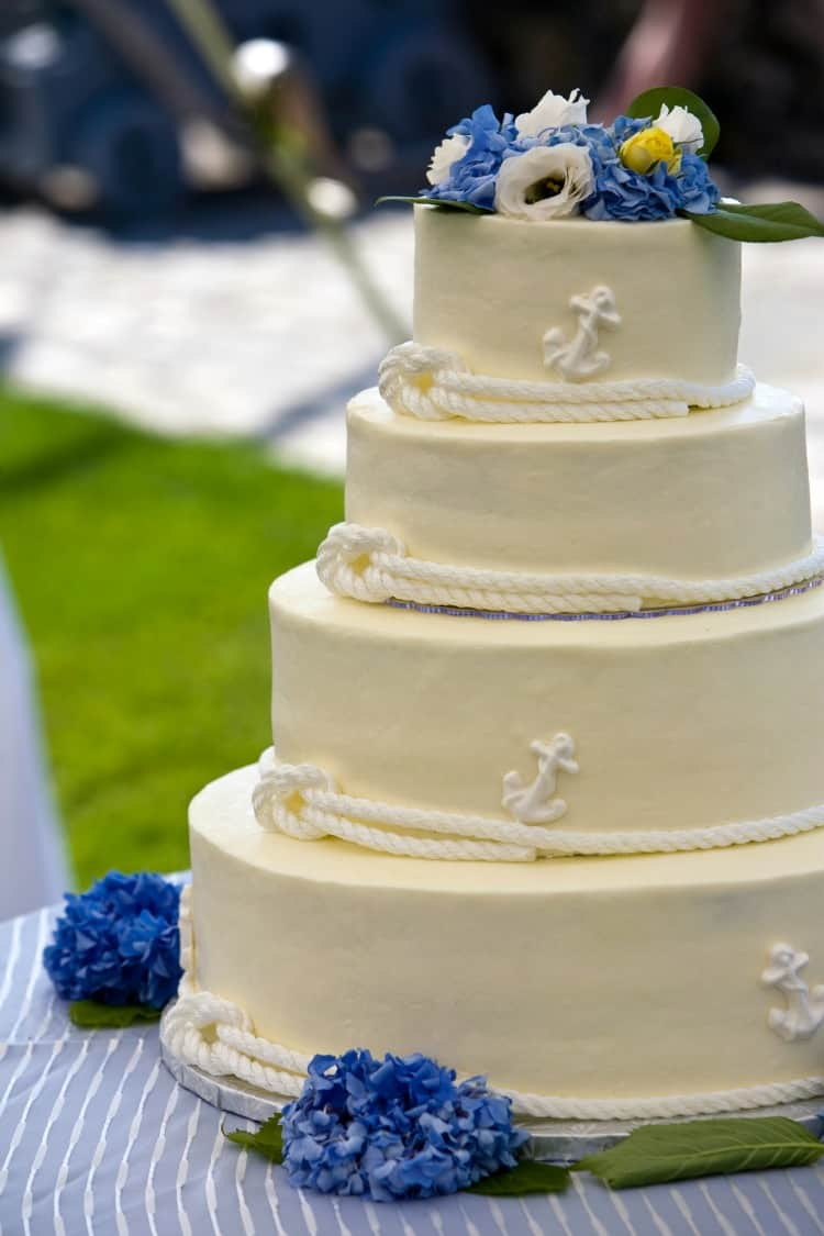 Anchor Wedding Cakes
 Beach Wedding Cake Ideas Destination Wedding Details