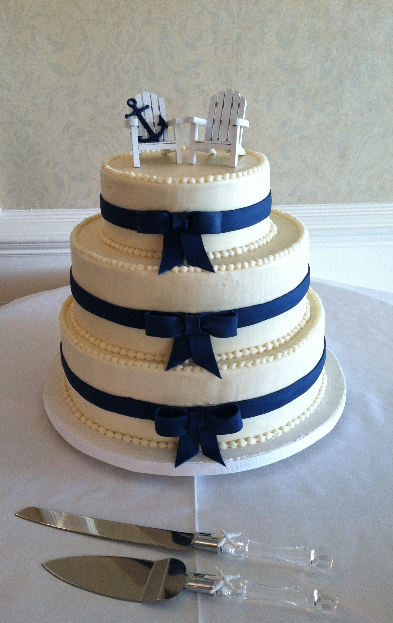 Anchor Wedding Cakes
 Nautical Wedding Cakes BexBernard