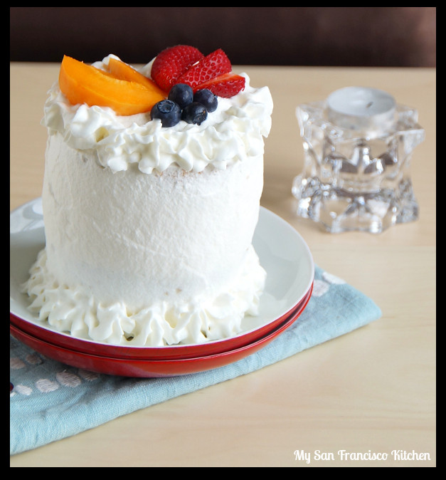 Angel Food Wedding Cakes
 Mini Angel Food Fruit Cake