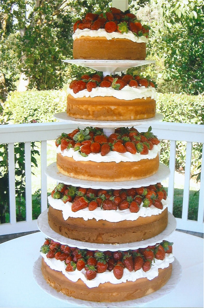 Angel Food Wedding Cakes
 Angel food cake wedding cake idea in 2017