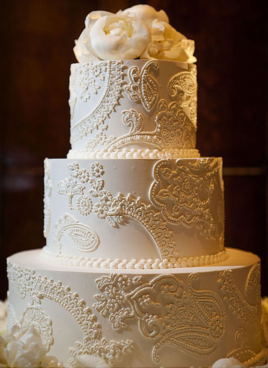 Antique Wedding Cakes
 Vintage Lace Wedding Cake