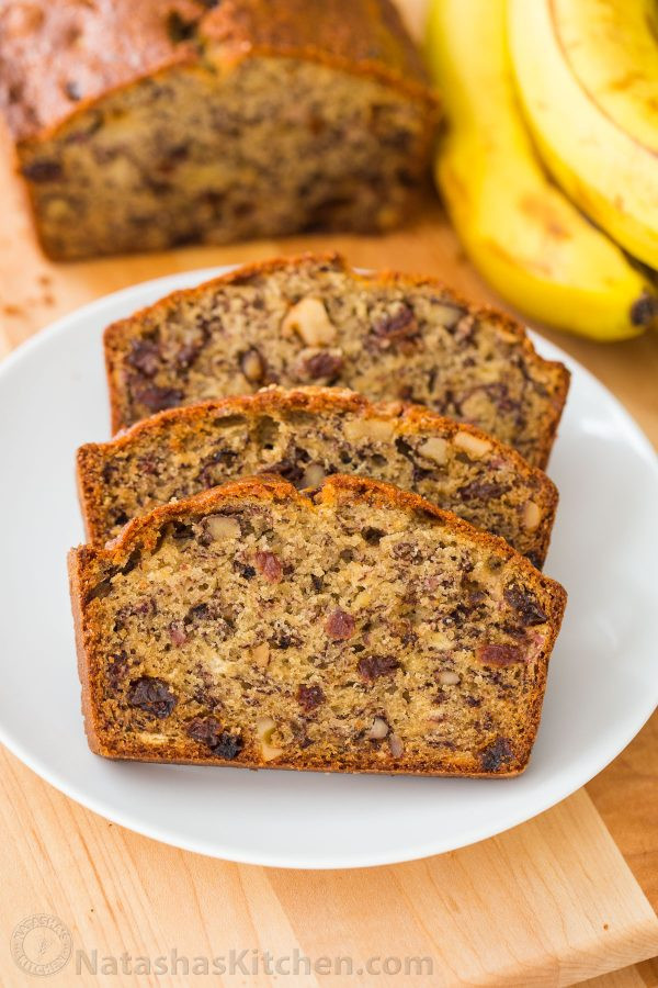 Apple Banana Bread Recipe Healthy
 Banana Bread Recipe VIDEO NatashasKitchen