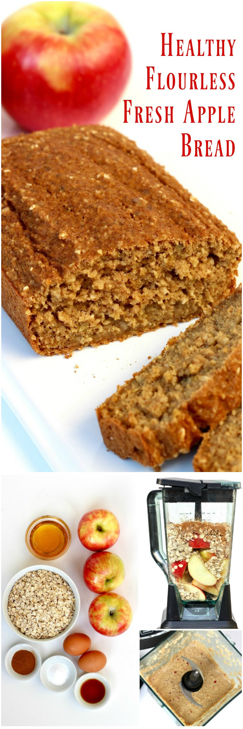 Apple Bread Healthy
 Healthy Flourless Fresh Apple Bread TheDirtyGyro