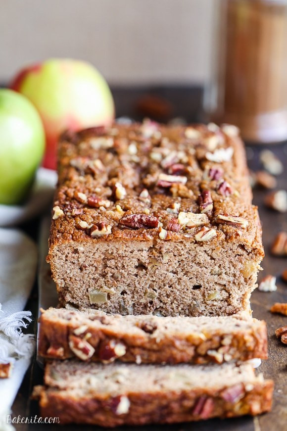 Apple Bread Healthy
 Apple Cinnamon Bread Paleo Gluten Free Refined Sugar Free