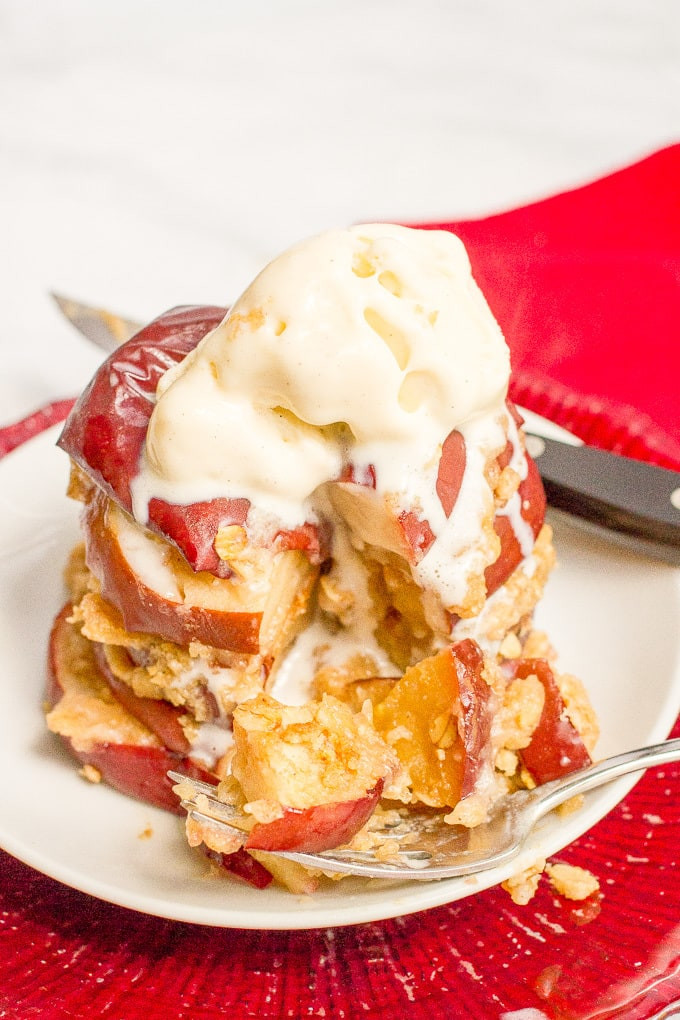 Apple Desserts Healthy
 Easy healthy apple crisp stacks Family Food on the Table