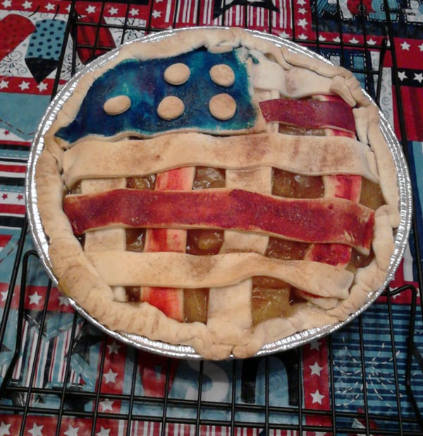 Apple Pie 4Th Of July
 4th July Apple Pie by fayfich