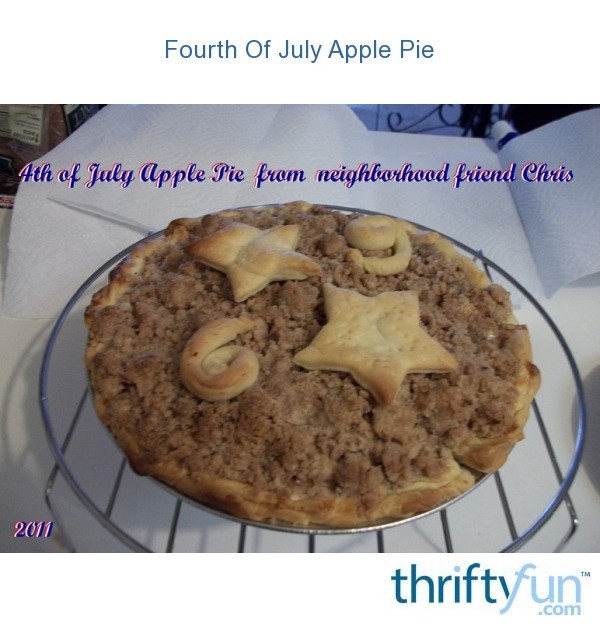 Apple Pie 4Th Of July
 Fourth July Apple Pie