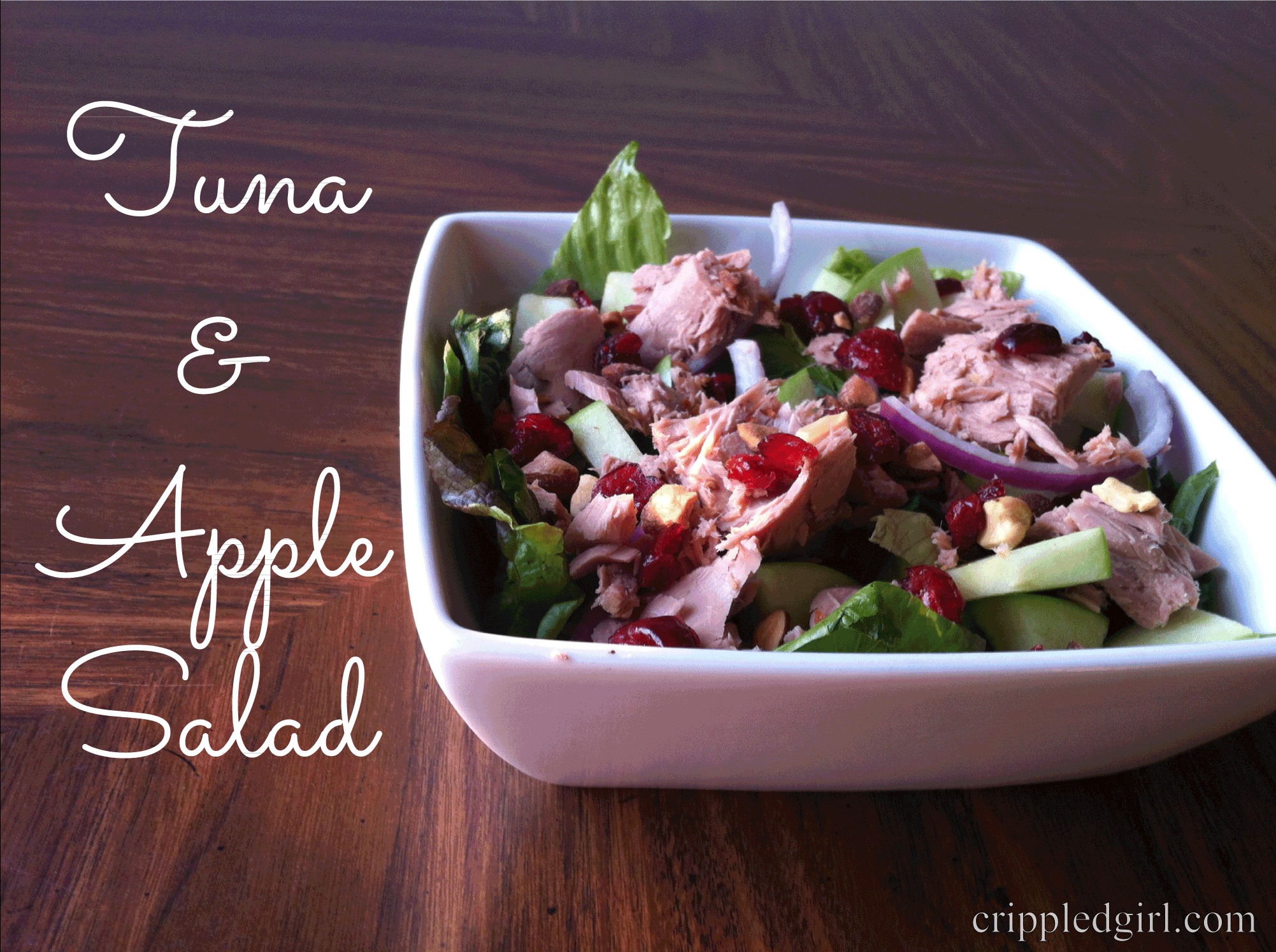 Apple Salad Recipes Healthy
 Healthy Tuna and Apple Salad Recipe Doing Wheelies