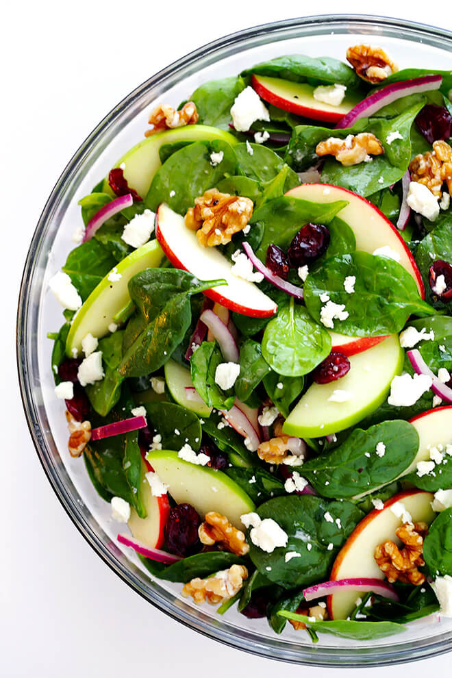Apple Salad Recipes Healthy
 My Favorite Apple Spinach Salad