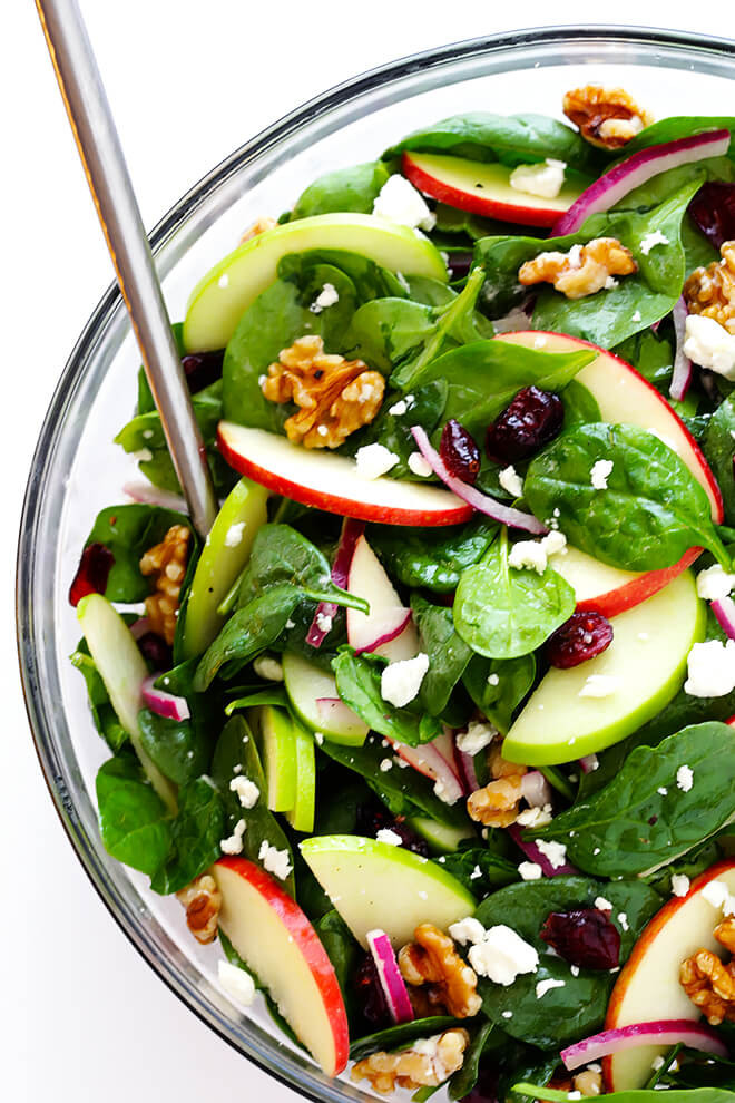 Apple Salad Recipes Healthy
 My Favorite Apple Spinach Salad