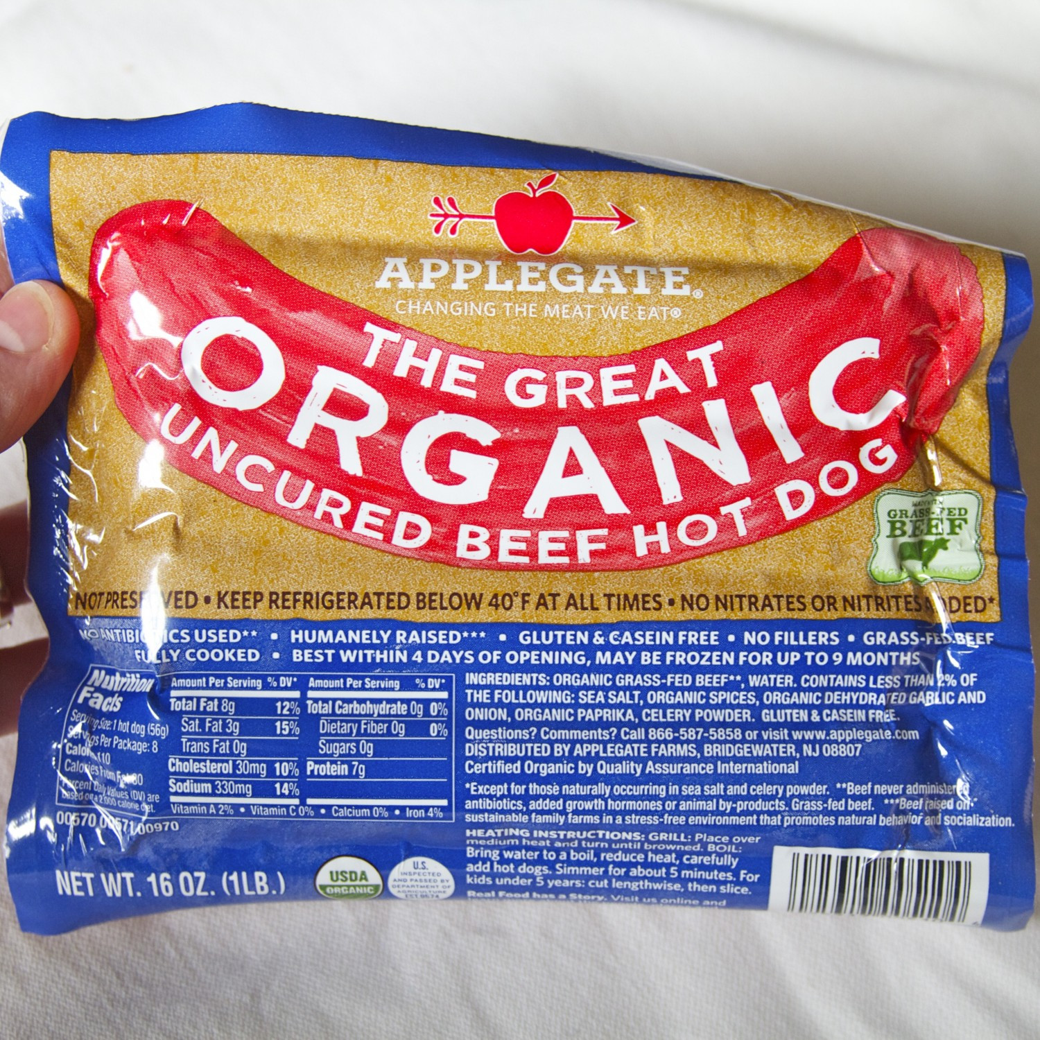 Applegate Organic Hot Dogs
 Applegate Farms Uncured Hot Dogs for a Paleo Diet