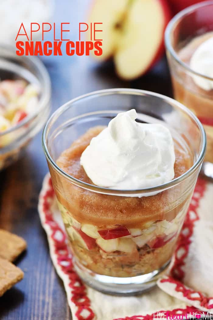 Apples Dessert Healthy
 Apple Pie Snack Cups