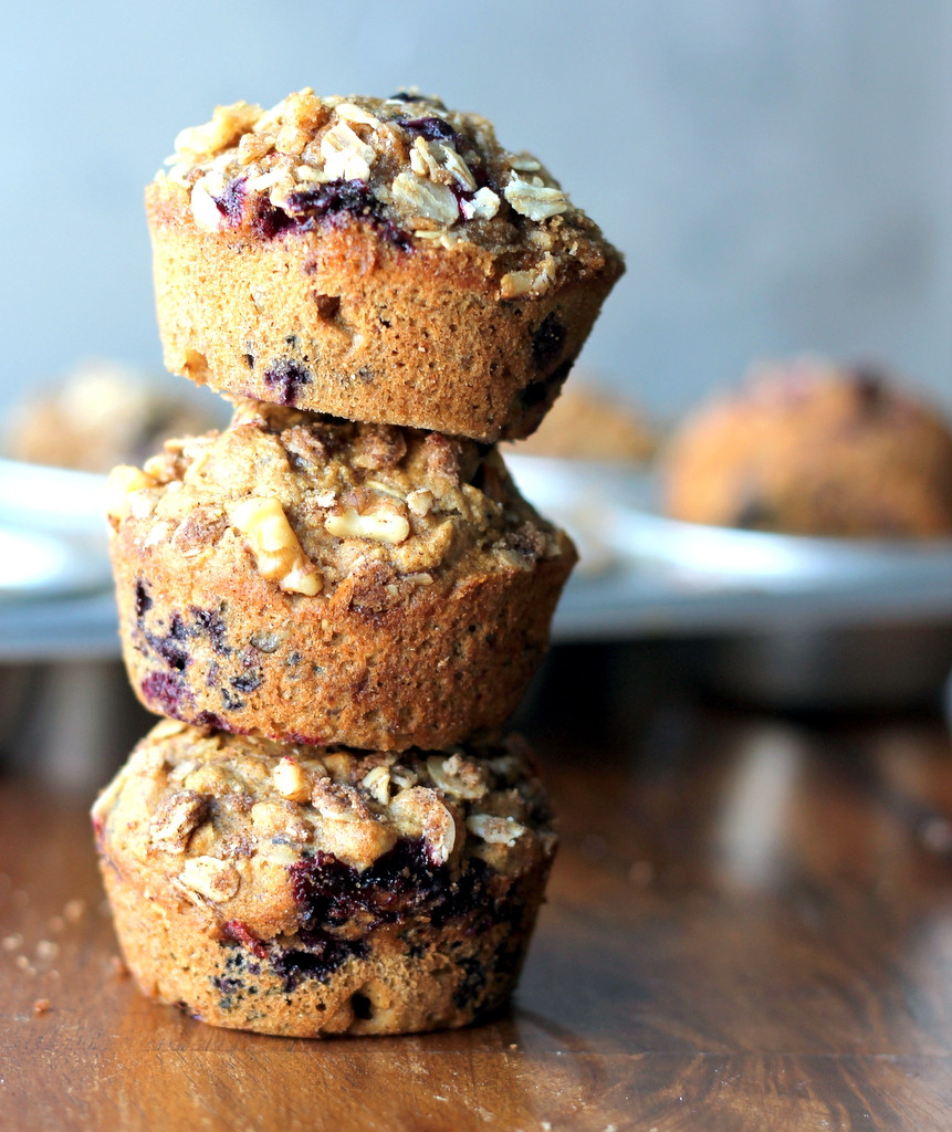 Applesauce Muffins Healthy
 Oatmeal Blueberry Applesauce Muffins with Walnut Oat
