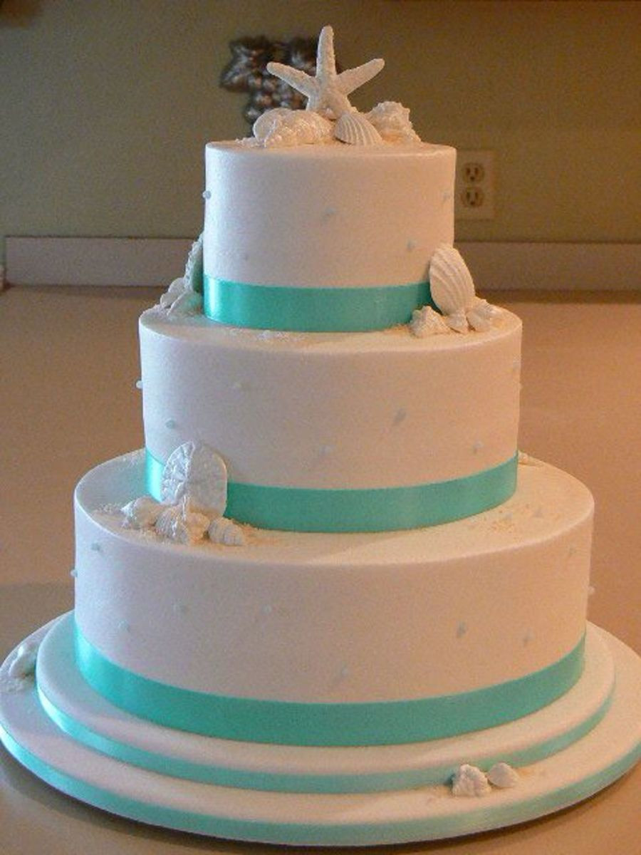 Aqua Wedding Cakes
 Aqua Wedding Cake CakeCentral