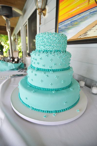 Aqua Wedding Cakes
 Pin by Charlotte Johansson on Cakes
