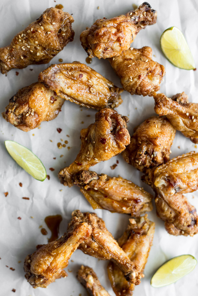Are Baked Chicken Wings Healthy
 Cracklin Honey Chili Lime Baked Chicken Wings