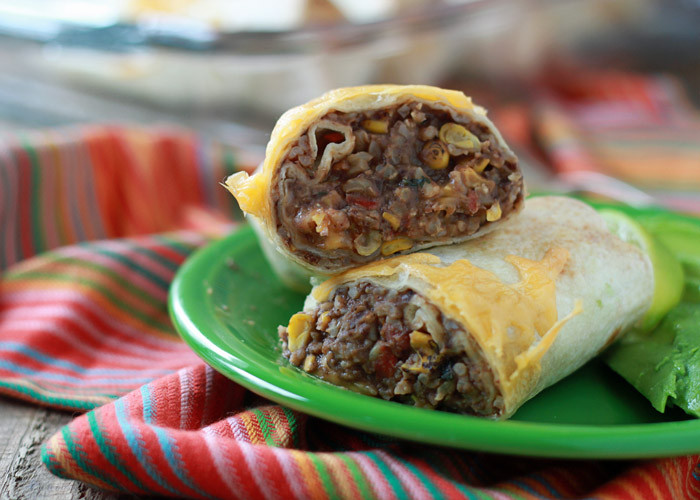 Are Bean And Cheese Burritos Healthy
 Easy Refried Bean & Cheese Burritos 3 Ways Kitchen Treaty