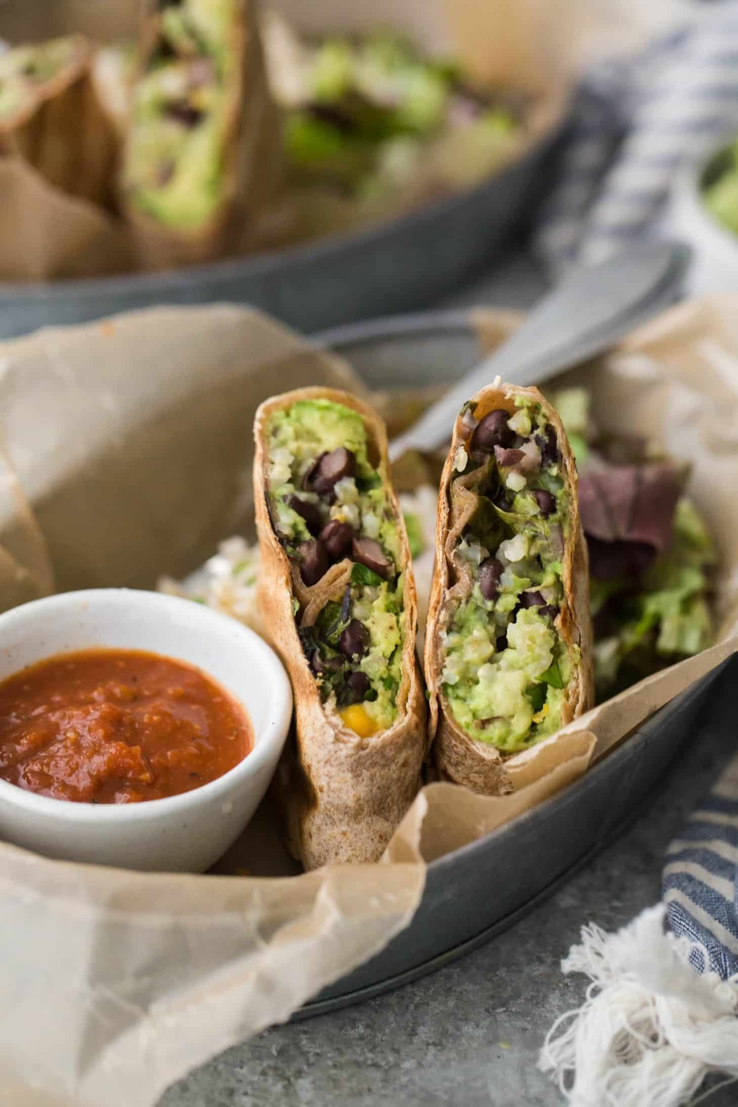 Are Bean Burritos Healthy
 Black Bean Burrito with Guacamole and Brown Rice