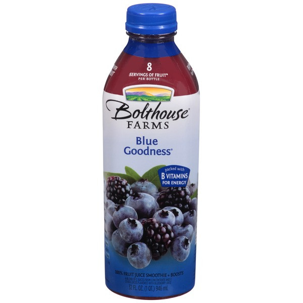 Are Bolthouse Smoothies Healthy
 Bolthouse Farms Blue Goodness Fruit Juice Smoothie