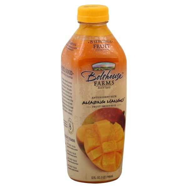 Are Bolthouse Smoothies Healthy
 Bolthouse Farms Amazing Mango Juice Fruit Smoothie