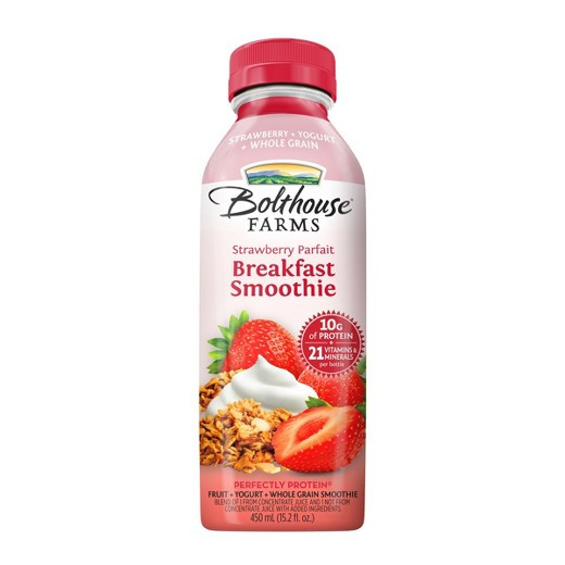 Are Bolthouse Smoothies Healthy
 Bolthouse Strawberry Parfait Breakfast Smoothie 15 2oz