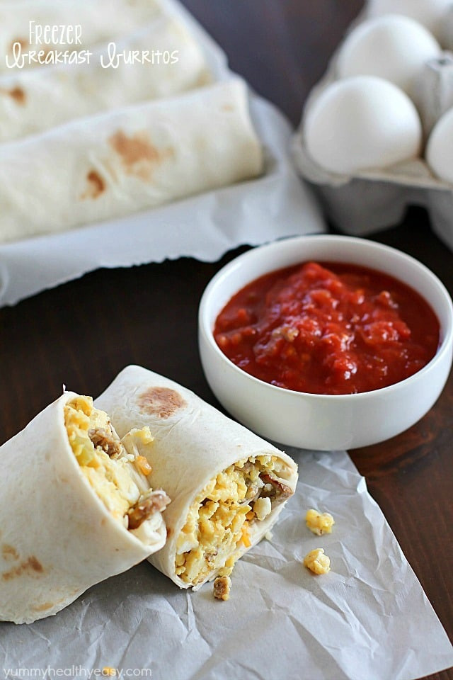 Are Burritos Healthy
 Freezer Breakfast Burritos Yummy Healthy Easy