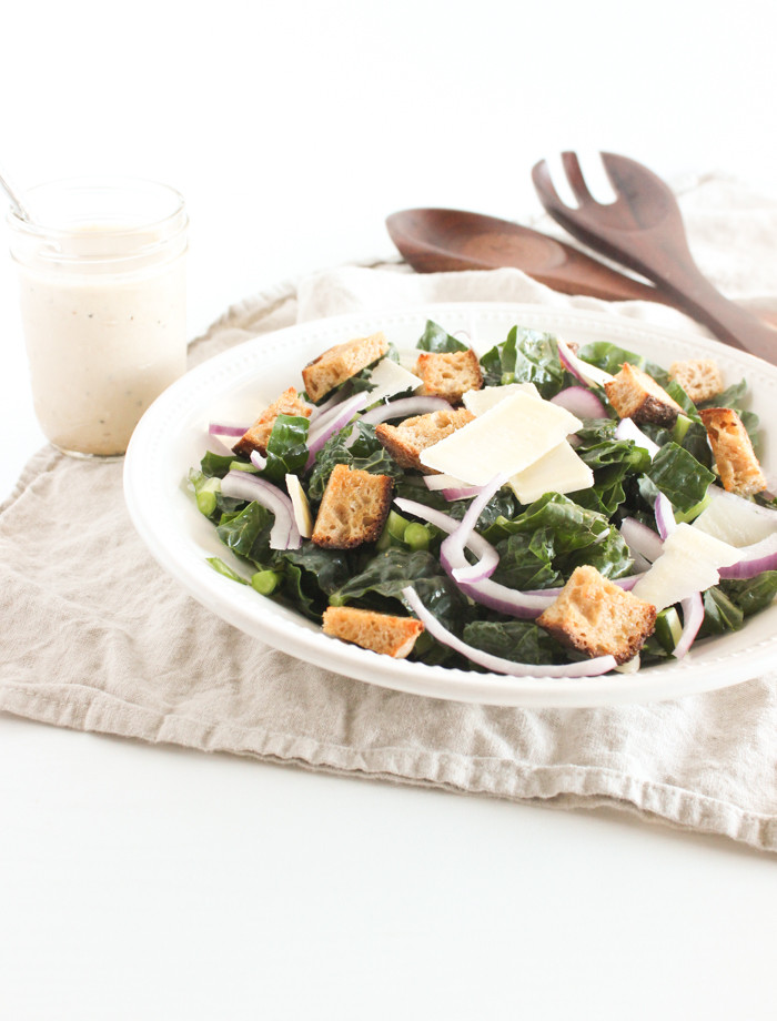 Are Caesar Salads Healthy
 Healthy Kale Caesar Salad Lively Table